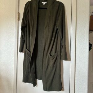 Market & Spruce Forest Green Cardigan